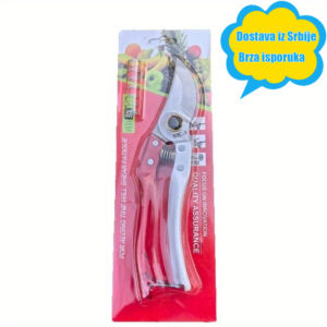 Teške ručne baštenske makaze sa neklizajućim drškom i oštricom – Profesionalne makaze za rezidbu pogodne za cveće, grmlje, ruže, voćke, alat za sečenje grana za kućno i komercijalno baštovanstvo, ergonomski dizajn, nisu potrebne struje