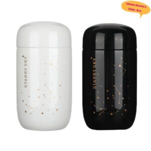 Šolja sa zvezdanim nebom | Izolovana džepna šolja od nerđajućeg čelika 304, moderan i lak dizajn