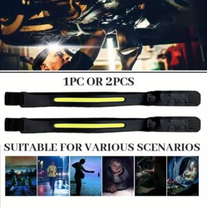 1/2 kom. Punjiva LED čeona lampa sa 230° širokim snopom, otporna na svetlost i znoj, USB punjiva ručna lampa za trčanje, pecanje i planinarenje