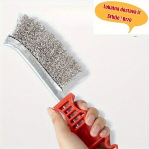 Žičana četka sa ručkom, alat za čišćenje, žičana četka nož, četka za uklanjanje rđe za roštilje, industrijska žičana četka za čišćenje