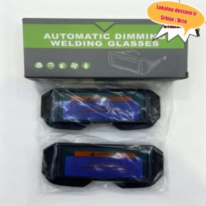 2 komada Zatamnjene Naočare za Varenje | Inženjerska Zaštitna Optika, Protiv Kapi i Protiv Hemikalija, Plastični Materijal