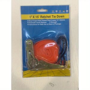 Narandžasta ojačana traka za privezivanje tereta u automobilu, polipropilenska traka sa zatezačima