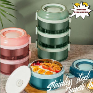 Fenomenalna ponuda! Ova termoizolovana kutija za ručak od nerđajućeg čelika ima ručku za nošenje i savršena je za studente, idealna za putovanje na posao i upotrebu u školi.