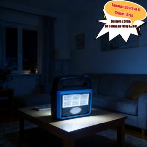 Odlična Ponuda! Višenamenska Kamperska Hitna Lampica, Solarna Prenosiva Lampica, Izdržljiva i Prenosiva, Podržava USB Punjenje, Pogodna za Korišćenje na Otvorenom i u Kući