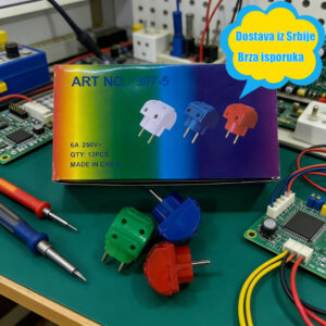 Kompaktni putni adapter za evropske utičnice sa bežičnom funkcijom