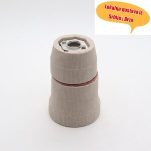 Kružni metalni vrh pogodan za porcelanske i keramičke nosače sijalica E27