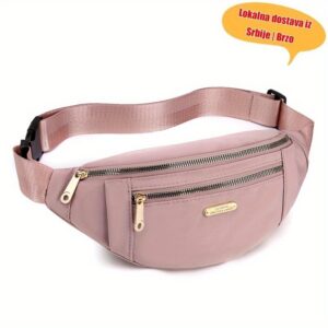 Moderna Višeslojna Torba Preko Tela, Torbica za Mobilni Telefon Oko Struka, Vrhunska Sportska Torba Preko Tela, Ženska Torba za Grudi