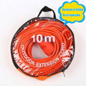 10-metarski evropski unutrašnji narandžasti produžni kabl i utičnica, Olo pakovanje