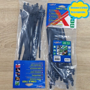 Komplet automobilskih stezaljki za žice sa navojem, 20 komada