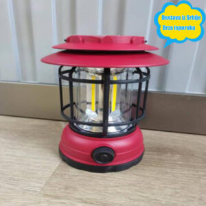 Prenosiva višenamenska USB punjiva kamp lampa u drevnom stilu za kačenje