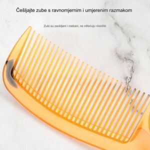 10 kompleta goveđih tetiva, žute antistatičke, zadebljane i izdržljive, pakovanje češljeva od goveđih tetiva koji su stalno dostupni