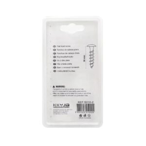 Set od 20 samourezujućih šrafova sa ravnom glavom | Idealno za popravku nameštaja, S-tip pogona, obojeno