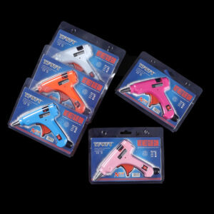 Set pištolja za vruće lepak 20W za školske projekte, mali pištolj za lepak, vruće topljenje, umetnički zanatski pištolj za lepak za zanate, školske umetnosti, kućne brze popravke