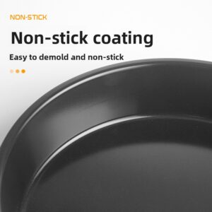 Nelepljive crvene okrugle tepsije za picu od ugljeničnog čelika za upotrebu u rerni, stručno perforisana posuda za picu za hrskavu koru, hlebove i kolačiće, komercijalnog kvaliteta, otporna na rđu i bezbedna za mašinu za pranje posuđa