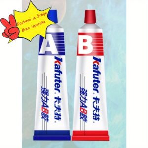 Visokotemperaturno otporno epoksidno smolasto lepilo, brzosušeći metalni i plastični zavarivački sredstvo, snažno lepljivo za nerđajući čelik, izdržljivo i univerzalno korišćenje, pribor za zavarivanje | Profesionalna klasa | Trajno lepljivo, pribor za zavarivanje