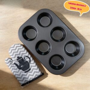 2 Setova za pečenje, uključujući kalupe za torte u obliku bundeve od ugljeničnog čelika i rukavice za rernu otporne na toplotu sa podlogama, kuhinjski alati za pečenje