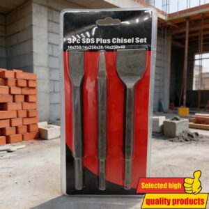 Set od 3 dlijeta za kamen spicasto i ravno