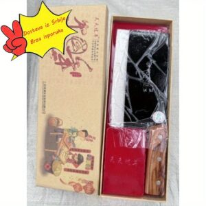 Lagana kuhinjska nož za olakšano sečenje – 304 nerđajući čelik, ergonomski drška i oštro sečivo, sigurnosna brava i zaštitni futrola za domaćinstvo, kancelariju, kampovanje – izdržljiva konstrukcija otporna na rđu, precizno sečenje, visokokvalitetno sečivo, profesionalni kuvari