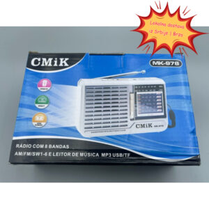 Retro radio velikog kapaciteta, dizajniran za starije osobe sa više funkcija