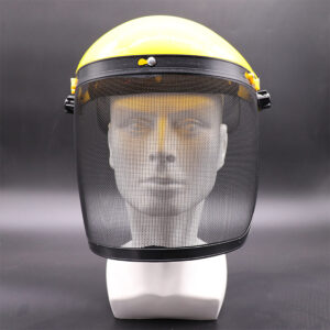 Zaštitna maska sa čeličnom mrežom za glavne kosilice, dizajnirana da bude zaštitna i otporna na udarce, služi kao zaštitna ekrana i šešir od slamke za baštu