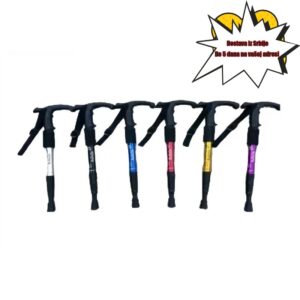 Teleskopski dugi ravni držak T-držak štap za planinarenje sa unutrašnjim zaključavanjem i amortizerom