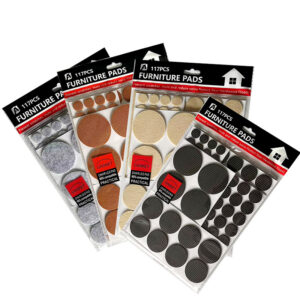 Samolepljive filc podloge za zaštitu nameštaja – Neklizajuće, za uglove, otporne na ogrebotine, za vinilne podove – Laka instalacija (bez alata/ekser), izdržljive za kućnu i komercijalnu upotrebu