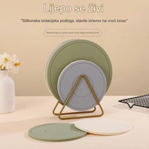 Visenamenska silikonska podloga za vruce posudje