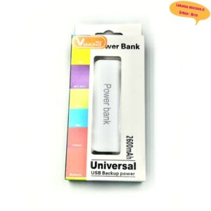 Kompaktni beli prenosivi punjač sa jednim odeljkom