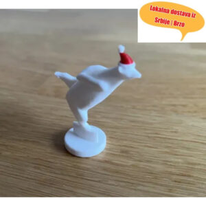 Božićna akrilna muzička kutija – DIY sklapanje, rotirajuća, ručno izrađena, dekorativni poklon