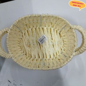 Pletena plastična korpa, posuda za doručak, držač za prženje, posuda za voće, velika korpa u stilu ratana, korpa za skladištenje povrća, kućni organizator, korpe za police