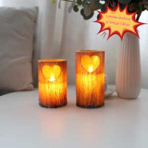 LED dekorativna svetla na baterije za Božić, dostupna u različitim veličinama