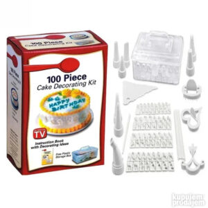 100 delova set za dekoraciju torti i kolaca