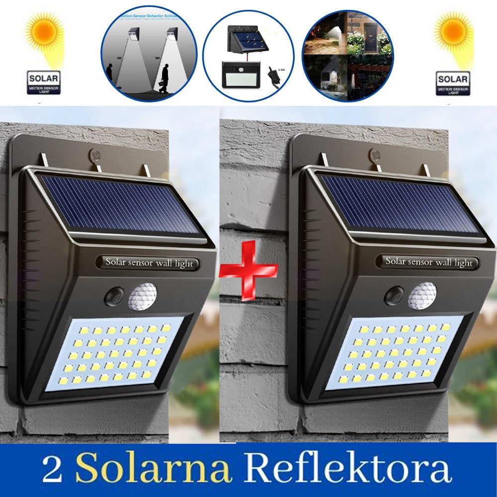 2 Solarna Led Reflektora - Slika 10