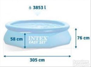 28120 Intex bazen 305m x 76cm bez filter pumpe