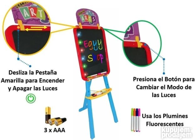 3u1 Led magicna tabla sa stalkom - Slika 5