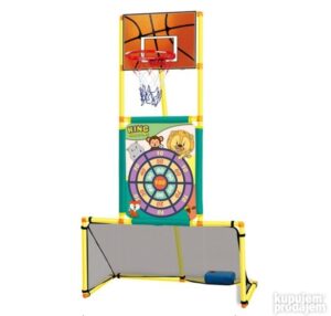 3u1 Veliki sportski set kosarka fudbal pikado