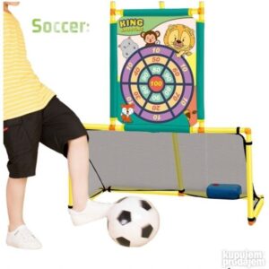 3u1 Veliki sportski set kosarka fudbal pikado