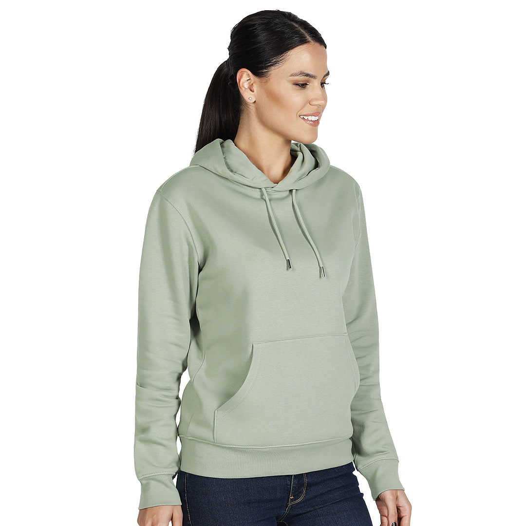 ABSOLUT HOODY dukserica od organskog pamuka sa kapuljacom maslinasta