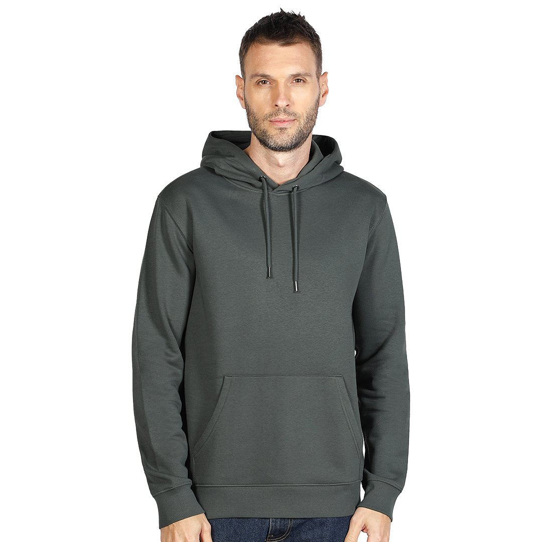 ABSOLUT HOODY dukserica od organskog pamuka sa kapuljacom tamno siva