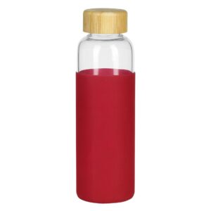 ADA sportska boca sa silikonskom navlakom 500 ml crvena