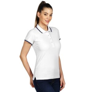ADRIA zenska pamucna polo majica bela
