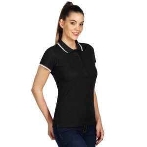 ADRIA zenska pamucna polo majica crna
