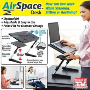 AIR SPACE multifunkcionalni sto za laptop sa kulerom