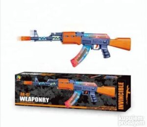 AK 47 Weaponry igracka puska sa muzickim efetkom
