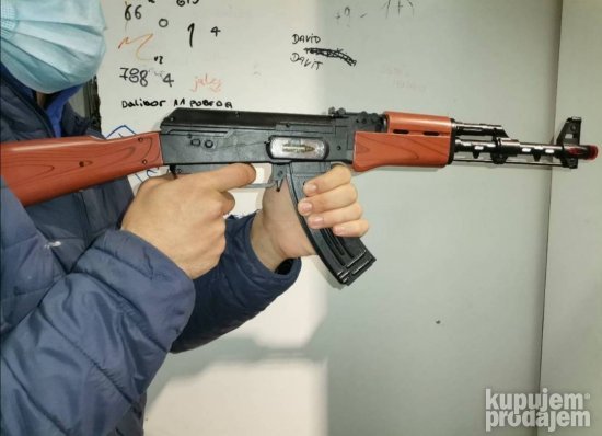 AK 47 puska sa svetlecim i zvucnim efektima - Slika 5