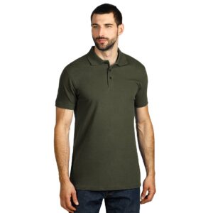 AZZURRO II pamucna polo majica maslinasta