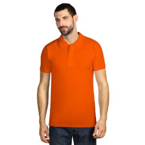 AZZURRO II pamucna polo majica narandzasta