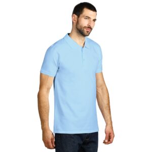AZZURRO II pamucna polo majica svetlo plava