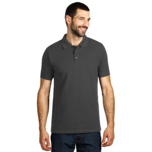 AZZURRO II pamucna polo majica tamno siva