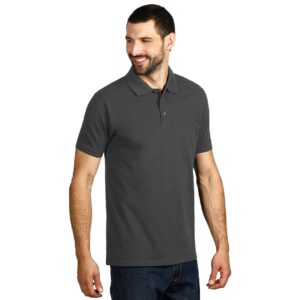 AZZURRO II pamucna polo majica tamno siva